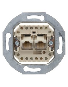 Berker One.Platform gniazdo komputerowe podwójne UAE 8/8-bieg.kat.3 mechanizm Hager 534539 - hurtownia elektryczna Amper.pl