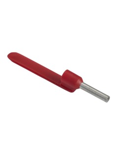 Końcówka tulejkowa izolowana 1mm2 czerwona DZ5CA010 /100szt./
