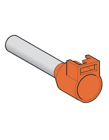 Końcówka tulejkowa izolowana 4mm2 pomarańczowa DZ5CA042 /100szt./