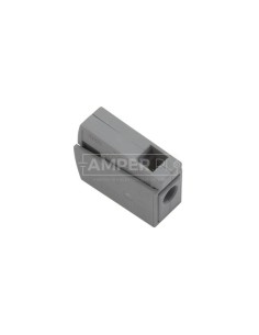 Szybkozłączka oświetleniowa 2x 1-2,5mm2 jasnoszara 224-101 /100szt./