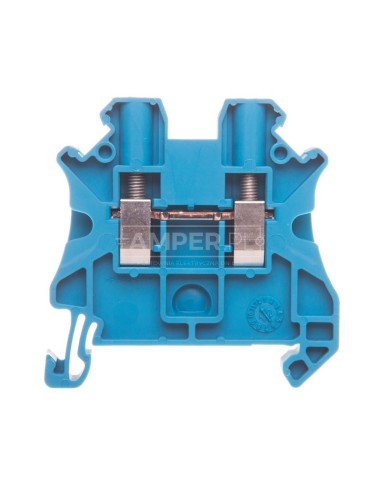 Złączka szynowa 2-przewodowa 4mm2 niebieska NSYTRV42BL