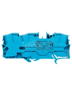 Złączka szynowa 3-przewodowa 16mm2 niebieska TOP JOBS 2016-1304 TOPJOBS 2