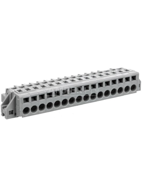 Gniazdo MCS-MIDI Classic 16-biegunowe szare raster 5mm 231-116/031-000 /10szt./