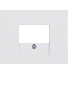 Berker K1 element centralny do gniazda TAE i głośnikowego biały Hager 10357009 - hurtownia elektryczna Amper.pl