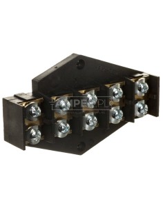 Płytka rozgałęźna 20x10/15x16/10x25mm2 czarna ZPT5-16.0 83008007