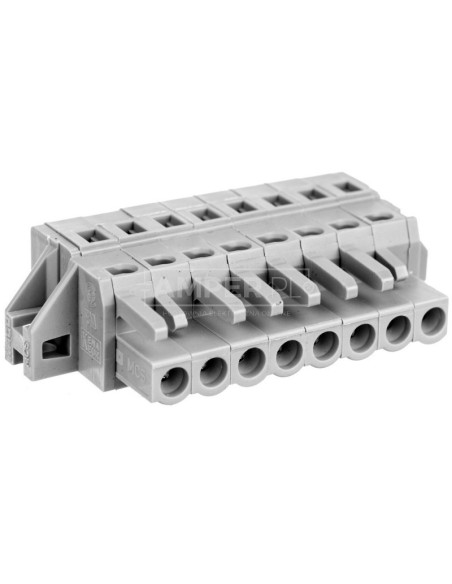 Gniazdo MCS-MIDI Classic 8-biegunowe szare raster 5mm 231-108/031-000 /50szt./