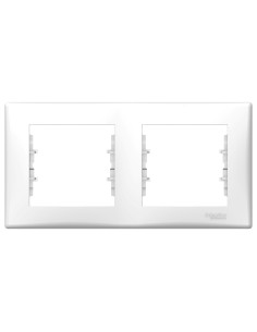 Sedna ramka 2-krotna pozioma biała SDN5800321 - hurtownia elektryczna Amper.pl