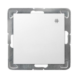 Impresja wyłącznik krzyżowy biały ŁP-4Y m 00 - hurtownia elektryczna Amper.pl