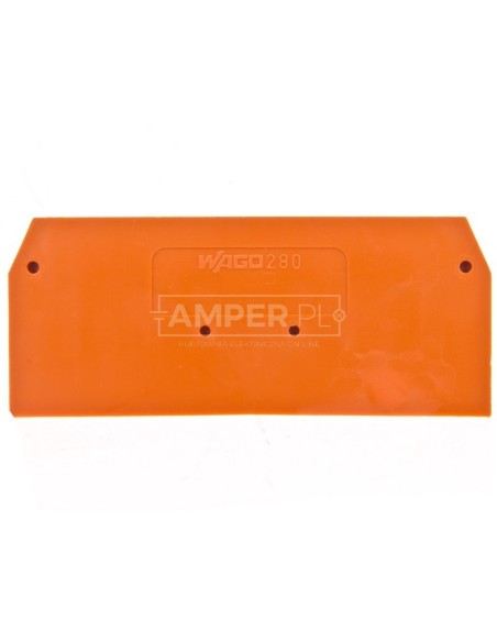Ścianka końcowa pomarańczowa 280-326 /25szt./