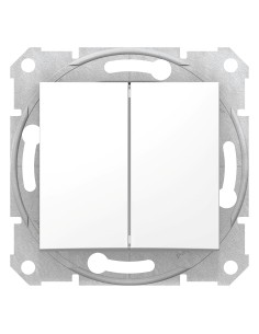 Sedna wyłącznik schodowy podwójny biały SDN0600121 - hurtownia elektryczna Amper.pl