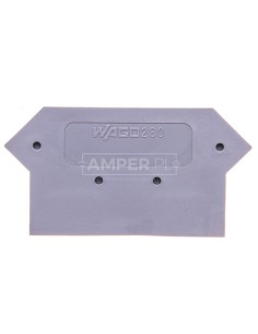 Ścianka końcowa szara 280-330 /25szt./