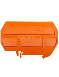 Ścianka separująca pomarańczowa szerokość 90mm 209-190 /25szt./ 2