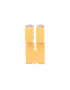 Mostek poprzeczny 2-torowy, raster 5,1mm żółty WQV 2.5/2 1053660000 /50szt./