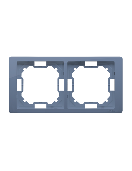 Simon Basic Neos Ramka podwójna lawendowy BMRC2/035