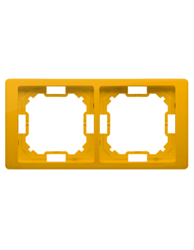 Simon Basic Neos ramka 2-krotna słoneczna żółta Kontakt Simon BMRC2/034
