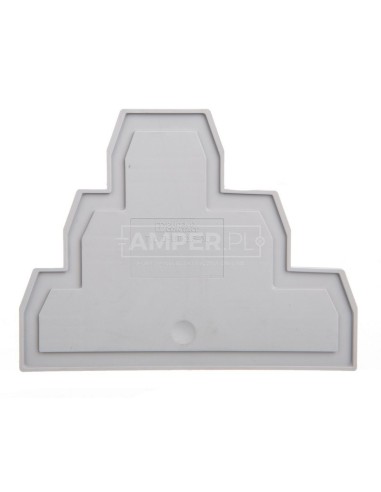 Pokrywa końcowa 2,2mm szara D-UT 2,5-3L 3214314 /50szt./