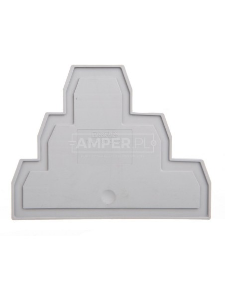 Pokrywa końcowa 2,2mm szara D-UT 2,5-3L 3214314 /50szt./