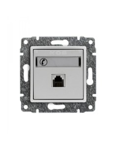 Vena gniazdo telefoniczne pojedyncze białe 5104 63