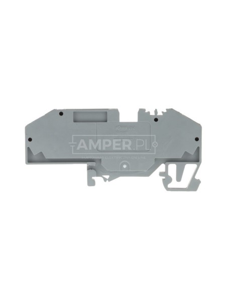 Złączka bezpiecznikowa 6mm2 szara 25A bezpiecznik płaski DIN 35mm 282-696