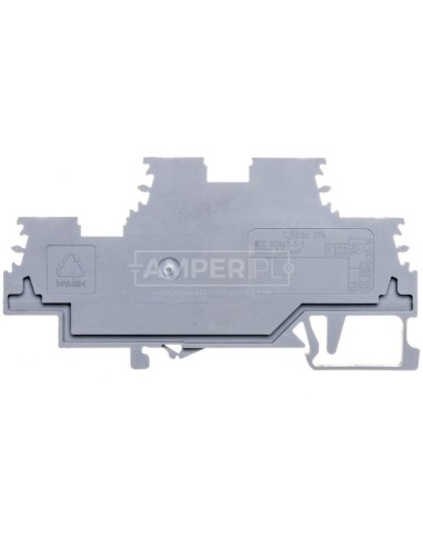 Złączka szynowa 2-piętrowa 1,5mm2 szara 279-501