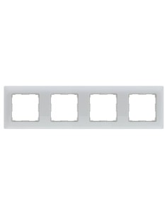 Vena ramka 4-krotna biała 5104 84