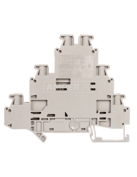 Złączka szynowa 3-piętrowa 6-przewodowa 2,5mm2 szara UT 2,5-3PV 3214262