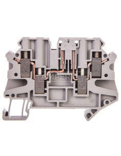 Złączka szynowa rozłączalna 4-przewodowa 4mm2 szara UT 4-QUATTRO-TG P/P 3064030 /50szt./