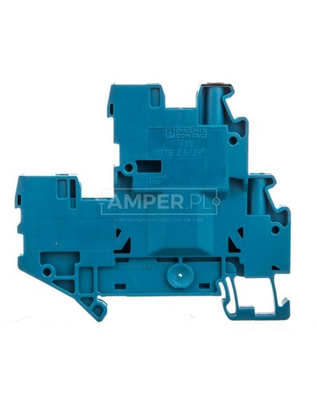 Złączka szynowa 2-piętrowa 2,5mm2 śrubowa/wtykowa niebieska UTTB 2,5/2P-PV BU 3060487 /50szt./