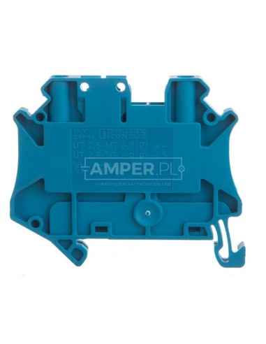 Złączka szynowa rozłączalna 2-przewodowa 2,5mm2 niebieska UT 2,5-TG BU 3046579 /50szt./