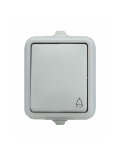 Hydro przycisk dzwonek hermetyczny IP44 biały 1204 04 - hurtownia elektryczna Amper.pl