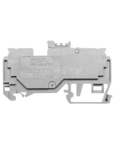 Złączka rozłączalno-pomiarowa 2-przewodowa 2,5mm2 z nożem rozłączającym szara 280-868