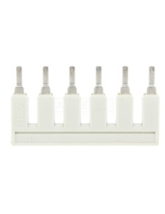 Mostek grzebieniowy 6-torowy 32A 800V jasnoszary 2004-406 TOPJOBS  /25szt./