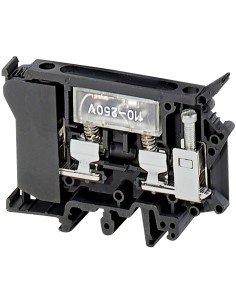 Złączka szynowa bezpiecznikowa 6,3X32mm 2-przewodowa 16mm2 czarna NSYTRV42SF6LA