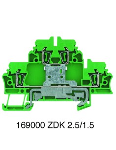 Złączka szynowa przelotowa ZDK 2.5PE 1690000000 /50szt./