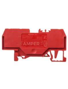 Złączka szynowa 3-przewodowa 2,5mm2 czerwona 280-653