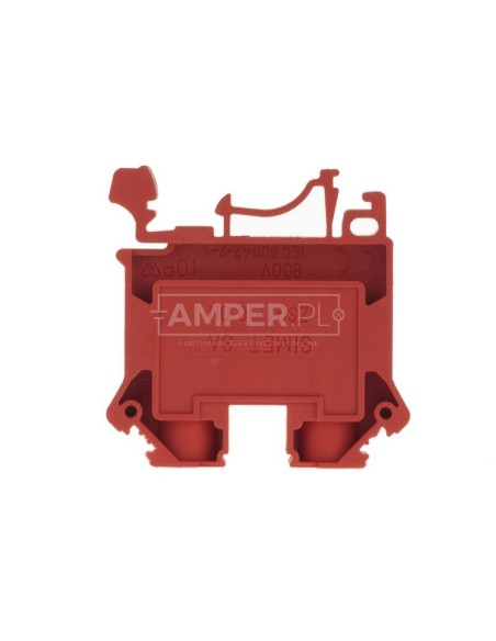 Złączka szynowa 2-przewodowa 10mm2 czerwona NOWA ZSG1-10.0Nc 11521311