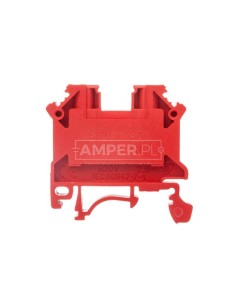 Złączka szynowa 2-przewodowa 2,5mm2 czerwona NOWA ZSG1-2.5Nc 11221311