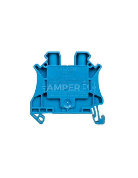 Złączka szynowa przepustowa 2-przewodowa 0,2-10mm2 niebieska UT 6 BU 3044144 /50szt./