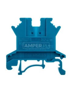 Złączka szynowa przepustowa 2-przewodowa 0,2-4mm2 niebieska UK 2,5 N BU 3003350 /50szt./