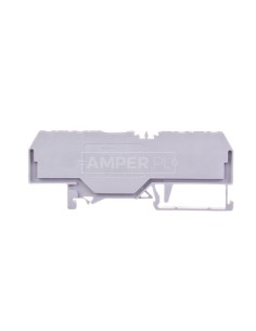 Złączka szynowa 4-przewodowa 4mm2 szara 281-656