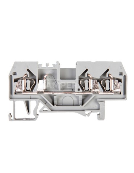 Złączka szynowa 3-przewodowa 2,5mm2 szara 280-681