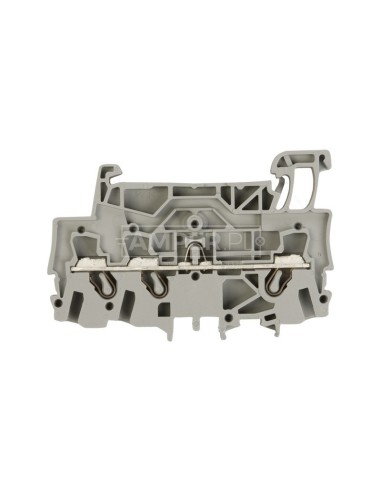 Złączka szynowa 3-przewodowa 2,5mm2 szara 2002-1301 TOPJOBS