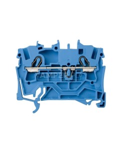 Złączka szynowa 2-przewodowa 2,5mm2 niebieska 2002-1204 TOPJOBS 2