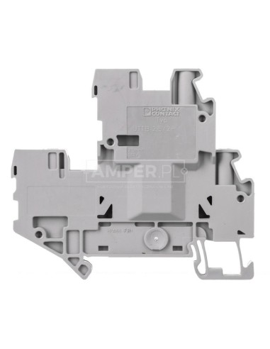 Złączka szynowa 2-piętrowa 2,5mm2 śrubowa/wtykowa szara Ex UTTB 2,5/2P 3060351 /50szt./