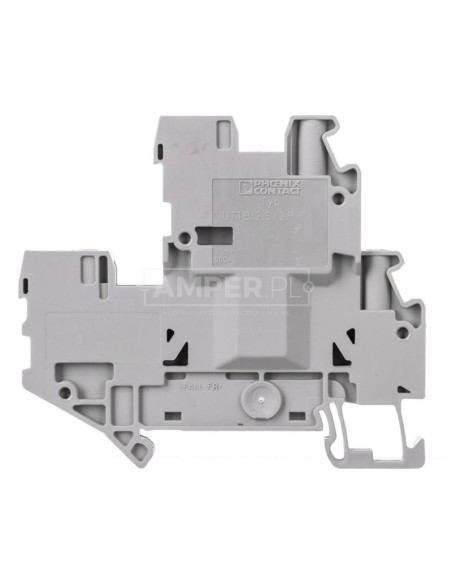 Złączka szynowa 2-piętrowa 2,5mm2 śrubowa/wtykowa szara Ex UTTB 2,5/2P 3060351 /50szt./