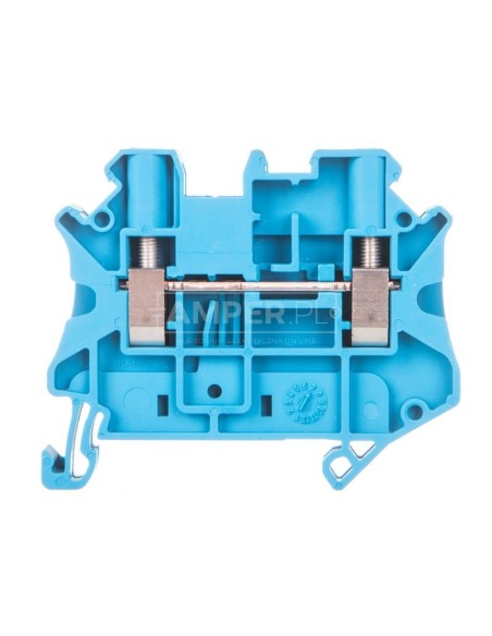 Złączka szynowa 2-przewodowa 4mm2 niebieska Ex UT 4-MTD BU 3046197 /50szt./