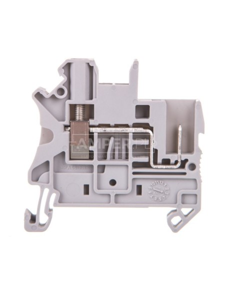 Złączka szynowa 2-przewodowa 2,5mm2 śrubowo/wtykowa szara UT 2,5/1P 3045017 /50szt./