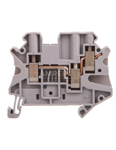 Złączka szynowa 3-przewodowa 4mm2 szara Ex UT 4-TWIN 3044364 /50szt./