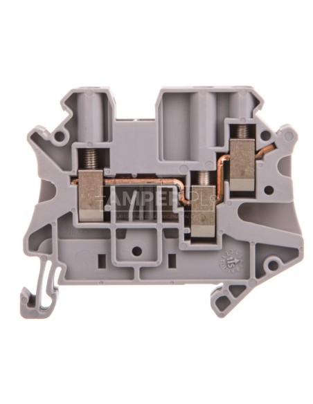 Złączka szynowa 3-przewodowa 4mm2 szara Ex UT 4-TWIN 3044364 /50szt./