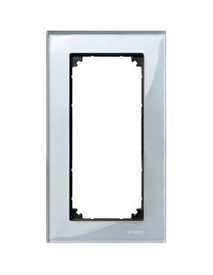 Merten, Ramka M-Elegance szkło podwójna bez poprzeczki diamentowy Merten MTN4025-3260 Schneider